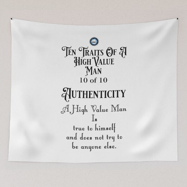 Item preview, Ten Traits Of A High Value MAN - Authenticity 10 of 10 designed and sold by Xzendor7 Digital Art Creations.