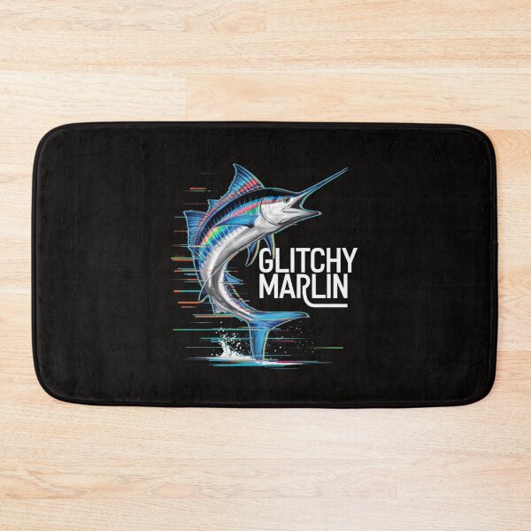 Item preview, Glitchy Marlin designed and sold by HOMEDESIGNPRINT.