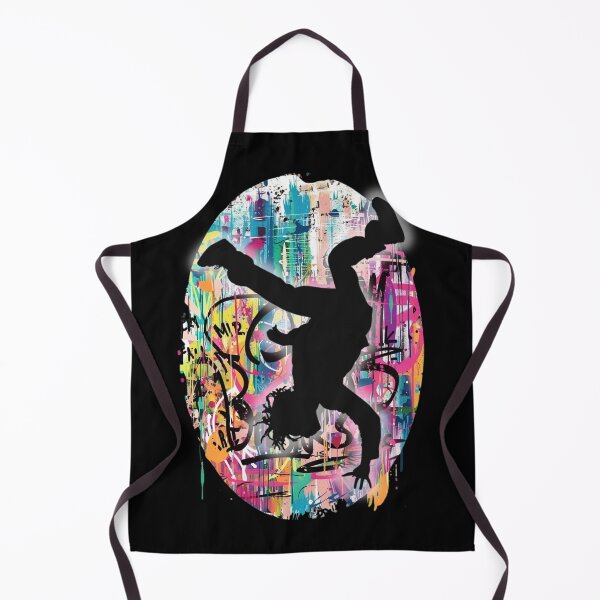 Item preview, Breakdancer on Graffiti Oval Background Design 1 of 12 designed and sold by Jenson Major.
