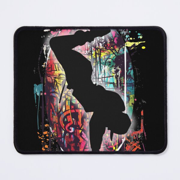Item preview, Breakdancer on Graffiti Oval Background Design 2 of 12 designed and sold by Jenson Major.