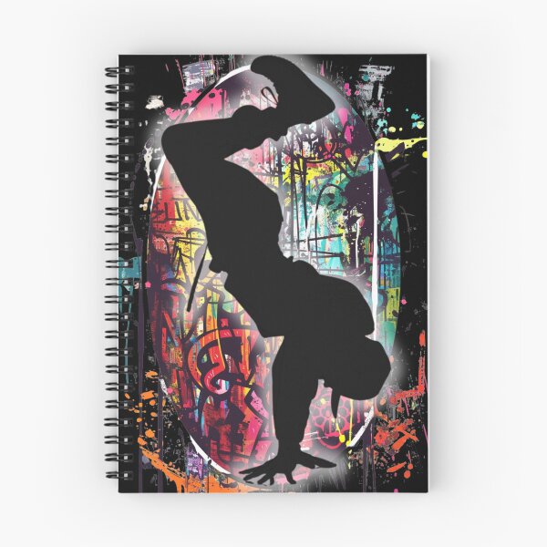 Item preview, Breakdancer on Graffiti Oval Background Design 2 of 12 designed and sold by Jenson Major.