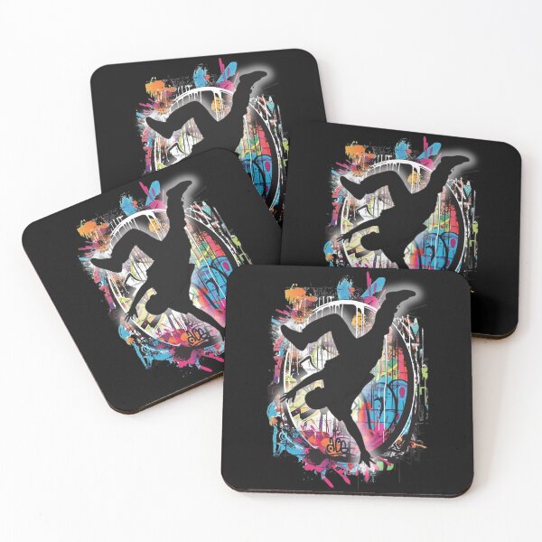 Item preview, Breakdancer on Graffiti Oval Background Design 3 of 12 designed and sold by Jenson Major.