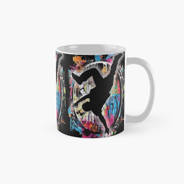 Item preview, Breakdancer on Graffiti Oval Background Design 3 of 12 designed and sold by Jenson Major.