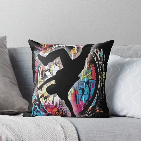 Item preview, Breakdancer on Graffiti Oval Background Design 3 of 12 designed and sold by Jenson Major.