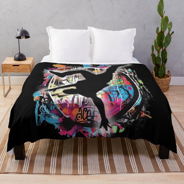 Item preview, Breakdancer on Graffiti Oval Background Design 3 of 12 designed and sold by Jenson Major.