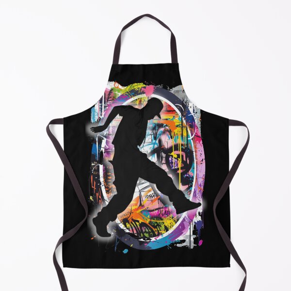 Item preview, Breakdancer on Graffiti Oval Background Design 4 of 12 designed and sold by Jenson Major.