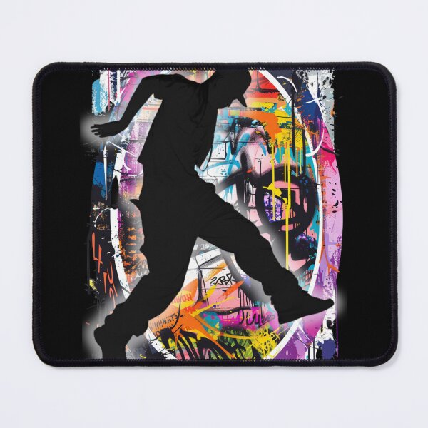 Item preview, Breakdancer on Graffiti Oval Background Design 4 of 12 designed and sold by Jenson Major.
