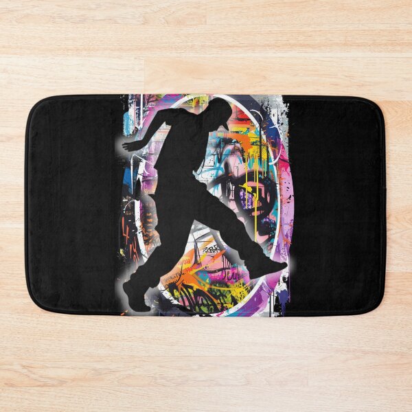 Item preview, Breakdancer on Graffiti Oval Background Design 4 of 12 designed and sold by Jenson Major.