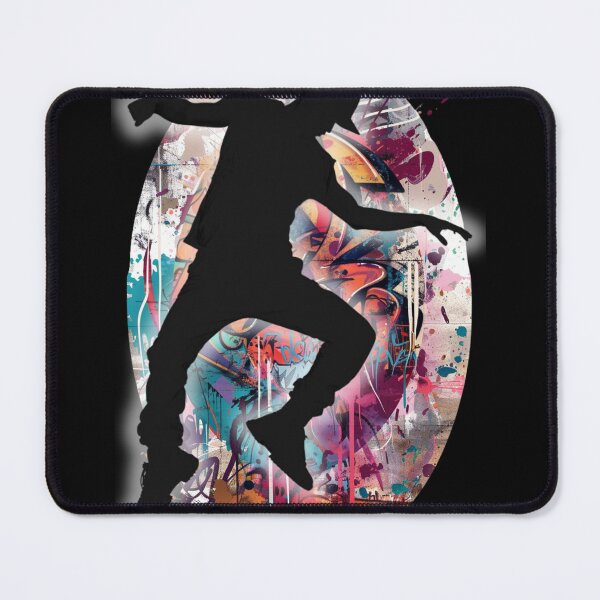 Item preview, Breakdancer on Graffiti Oval Background Design 5 of 12 designed and sold by Jenson Major.