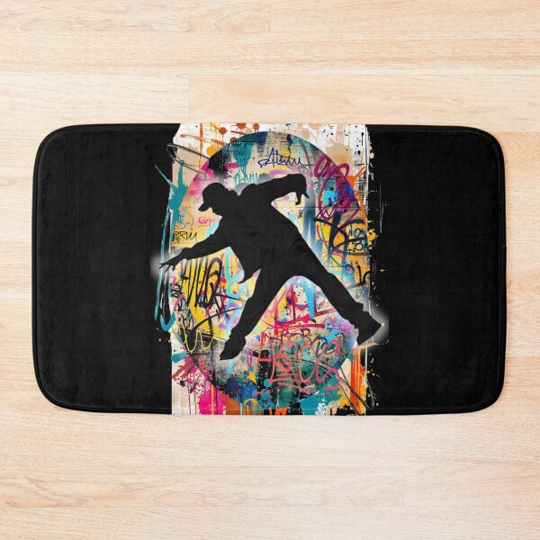 Item preview, Breakdancer on Graffiti Oval Background Design 6 of 12 designed and sold by Jenson Major.