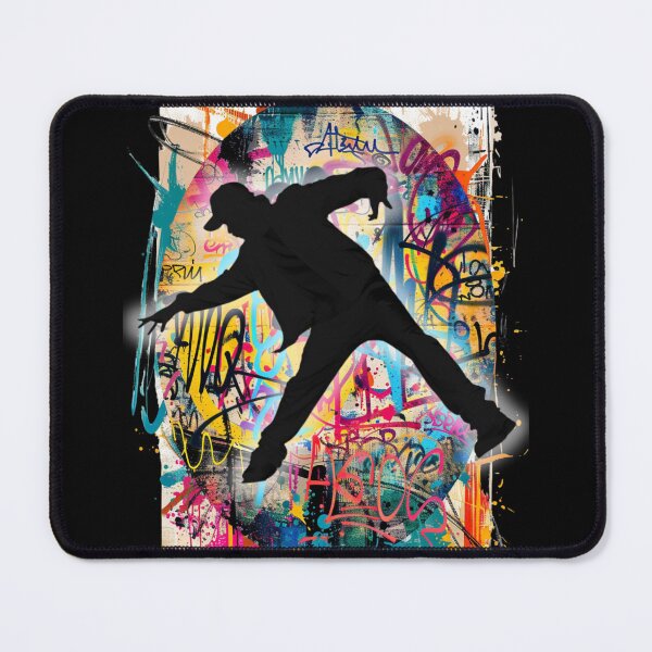 Item preview, Breakdancer on Graffiti Oval Background Design 6 of 12 designed and sold by Jenson Major.