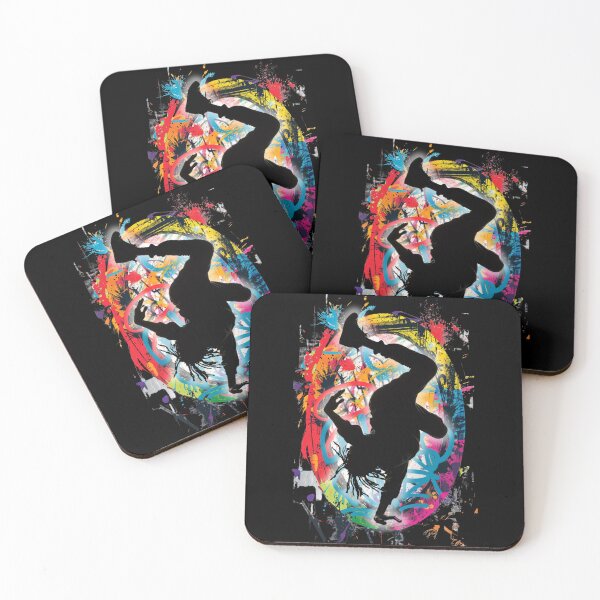 Item preview, Breakdancer on Graffiti Oval Background Design 7 of 12 designed and sold by Jenson Major.