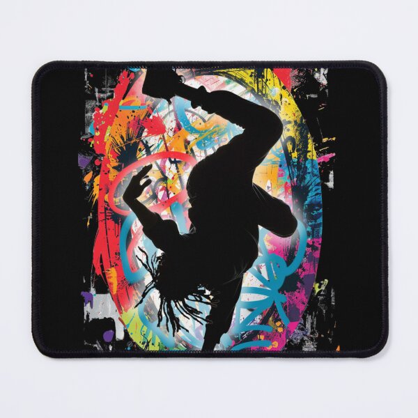 Item preview, Breakdancer on Graffiti Oval Background Design 7 of 12 designed and sold by Jenson Major.
