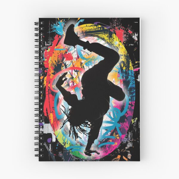 Item preview, Breakdancer on Graffiti Oval Background Design 7 of 12 designed and sold by Jenson Major.