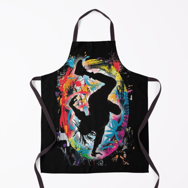 Item preview, Breakdancer on Graffiti Oval Background Design 7 of 12 designed and sold by Jenson Major.