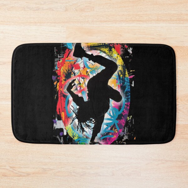Item preview, Breakdancer on Graffiti Oval Background Design 7 of 12 designed and sold by Jenson Major.