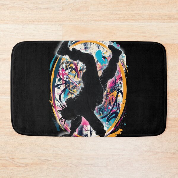 Item preview, Breakdancer on Graffiti Oval Background Design 8 of 12 designed and sold by Jenson Major.