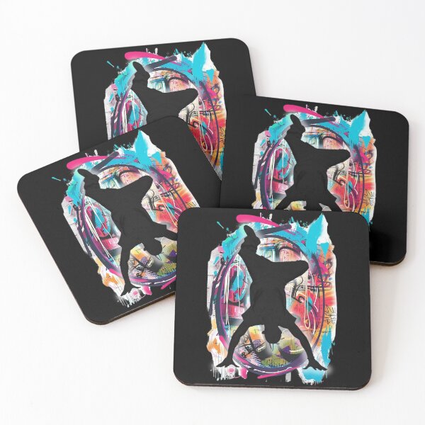 Item preview, Breakdancer on Graffiti Oval Background Design 9 of 12 designed and sold by Jenson Major.