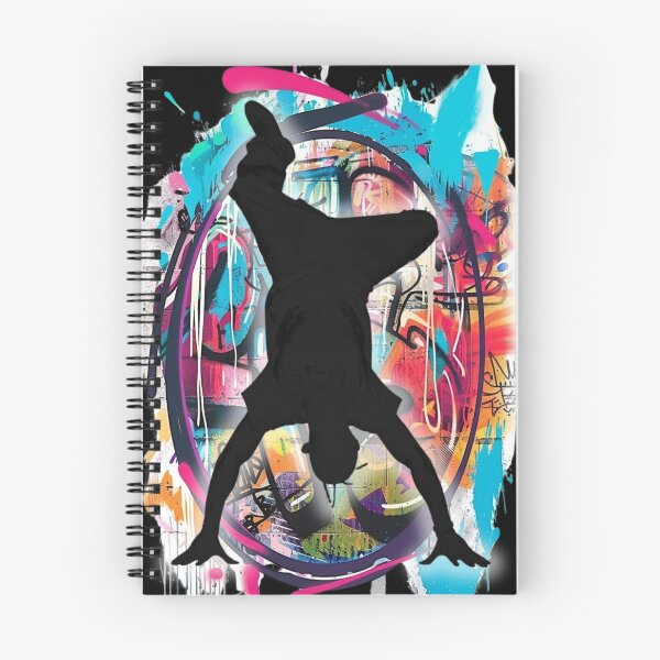 Item preview, Breakdancer on Graffiti Oval Background Design 9 of 12 designed and sold by Jenson Major.