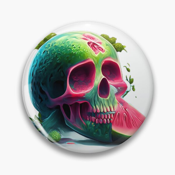 Item preview, Water melon skull designed and sold by zangess1.