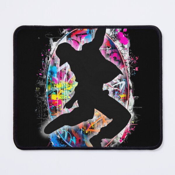 Item preview, Breakdancer on Graffiti Oval Background Design 10 of 12 designed and sold by Jenson Major.