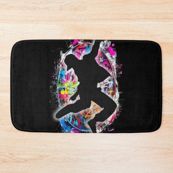 Item preview, Breakdancer on Graffiti Oval Background Design 10 of 12 designed and sold by Jenson Major.