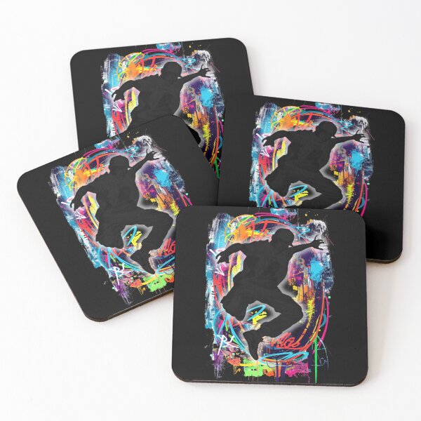Item preview, Breakdancer on Graffiti Oval Background Design 11 of 12 designed and sold by Jenson Major.