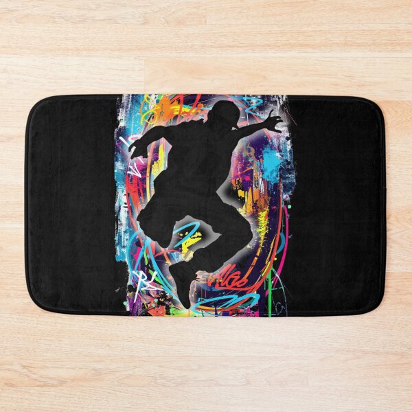 Item preview, Breakdancer on Graffiti Oval Background Design 11 of 12 designed and sold by Jenson Major.