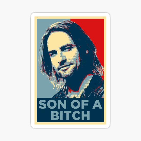 Item preview, Sawyer (James Ford) Lost - Son of a bitch  designed and sold by terynsecret.