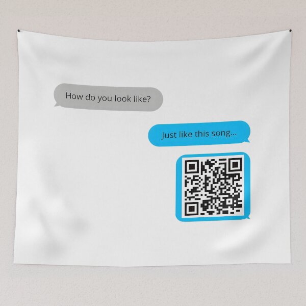 Item preview, QR Code Sms Song designed and sold by BlueMeArt.