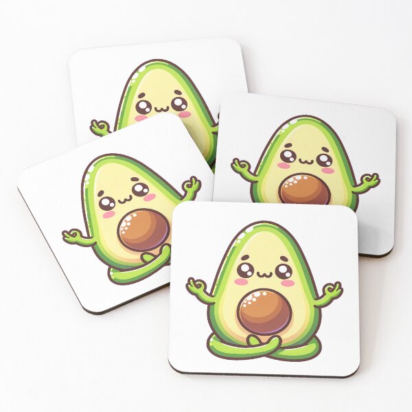 Item preview, Kawaii Avocado Meditation Pose, Funny Avocado Lover designed and sold by KD Merch.