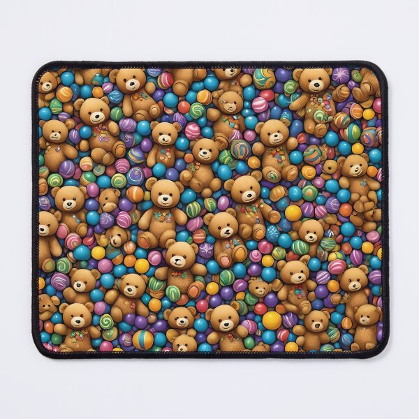 Item preview, Colorful and Cheerful Teddy Bear Pattern  designed and sold by Giftables.