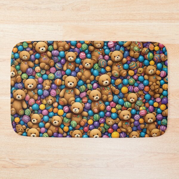Item preview, Colorful and Cheerful Teddy Bear Pattern  designed and sold by Giftables.