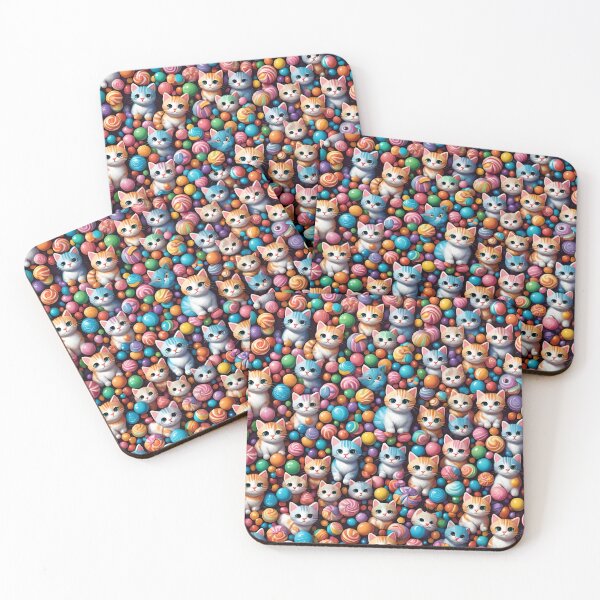 Item preview, Cute Kitty Cats Pattern designed and sold by Giftables.