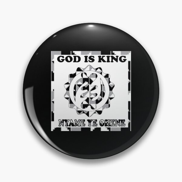 Item preview, NYAME OHENE GOD IS KING designed and sold by Yzakreativ.