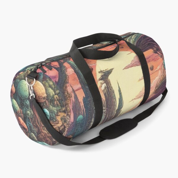 Item preview, Alien world rock and metal concert design print designed and sold by Anshu3813.