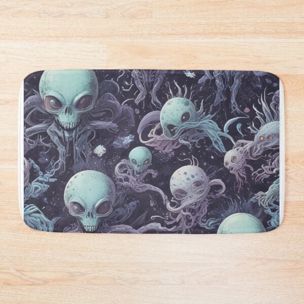 Item preview, Alien world rock and metal concert design print designed and sold by Anshu3813.