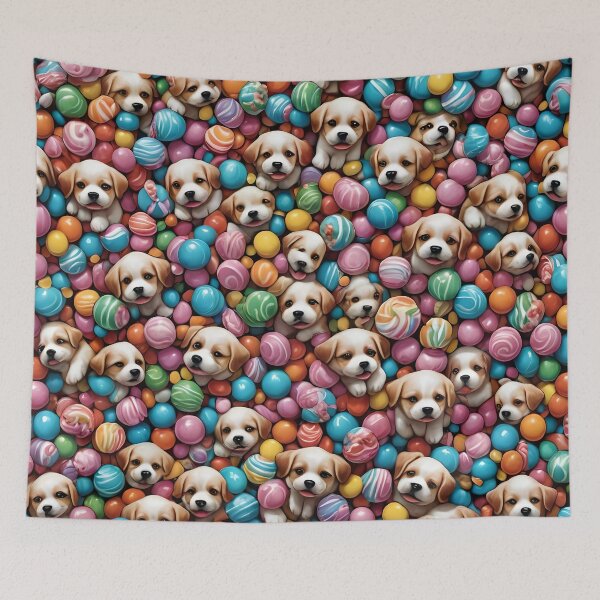 Item preview, Cute Pawsome Puppy Pattern in Full Colour  designed and sold by Giftables.
