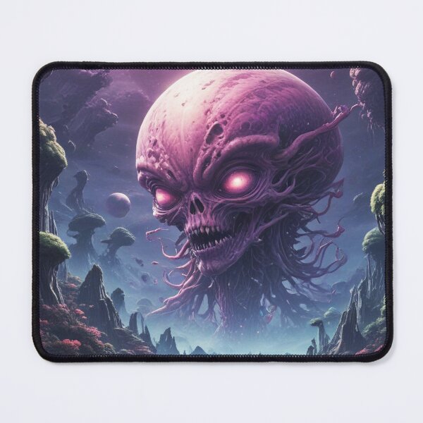 Item preview, Alien world rock and metal concert design print designed and sold by Anshu3813.