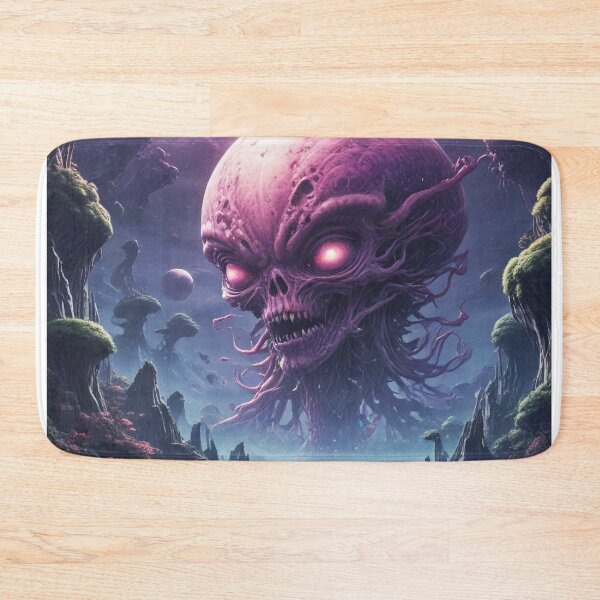 Item preview, Alien world rock and metal concert design print designed and sold by Anshu3813.