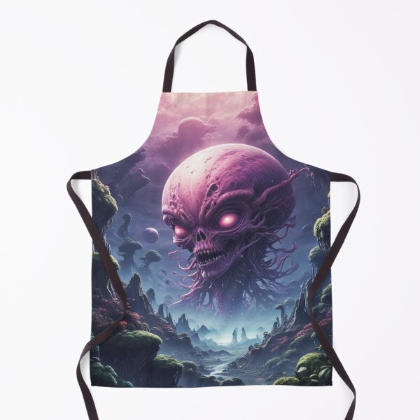 Item preview, Alien world rock and metal concert design print designed and sold by Anshu3813.