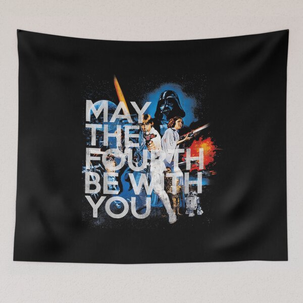 Item preview, May The Fourth Be With You Vintage Movie Poster designed and sold by CamilleBriand1.