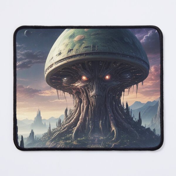 Item preview, Alien world rock and metal concert design print designed and sold by Anshu3813.