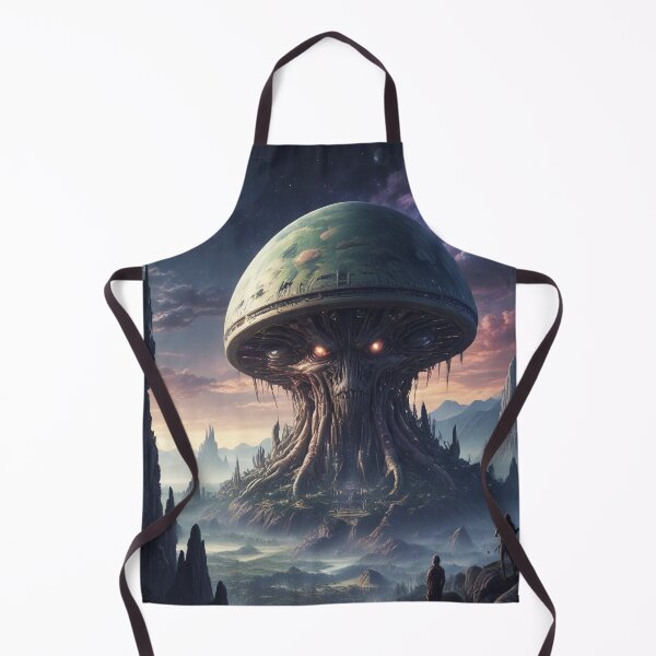 Item preview, Alien world rock and metal concert design print designed and sold by Anshu3813.