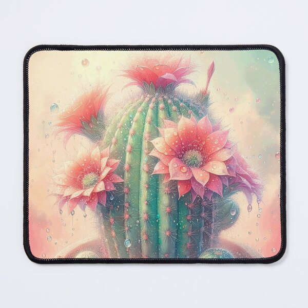 Item preview, Water droplets on cactus designed and sold by Thedigital91.