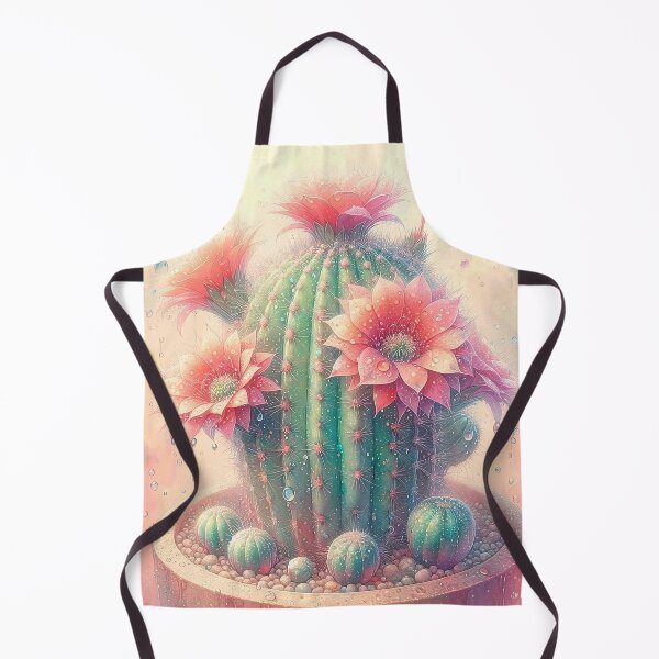 Item preview, Water droplets on cactus designed and sold by Thedigital91.