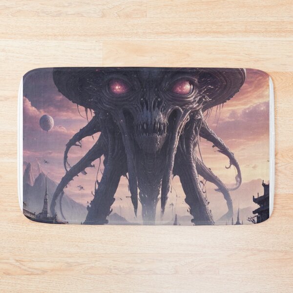 Item preview, Alien world rock and metal concert design print designed and sold by Anshu3813.