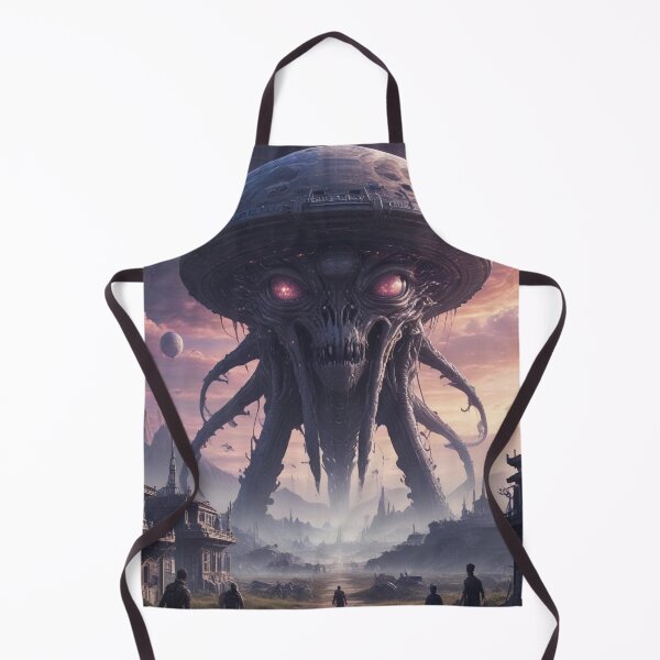 Item preview, Alien world rock and metal concert design print designed and sold by Anshu3813.