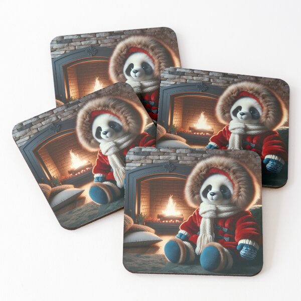 Item preview, Cozy Cute Panda in Winter Clothing designed and sold by derickorense.