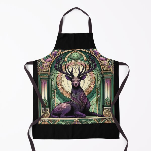 Item preview, Animal in Green Purple Golden and Ornaments _design 04 designed and sold by PictaNova.